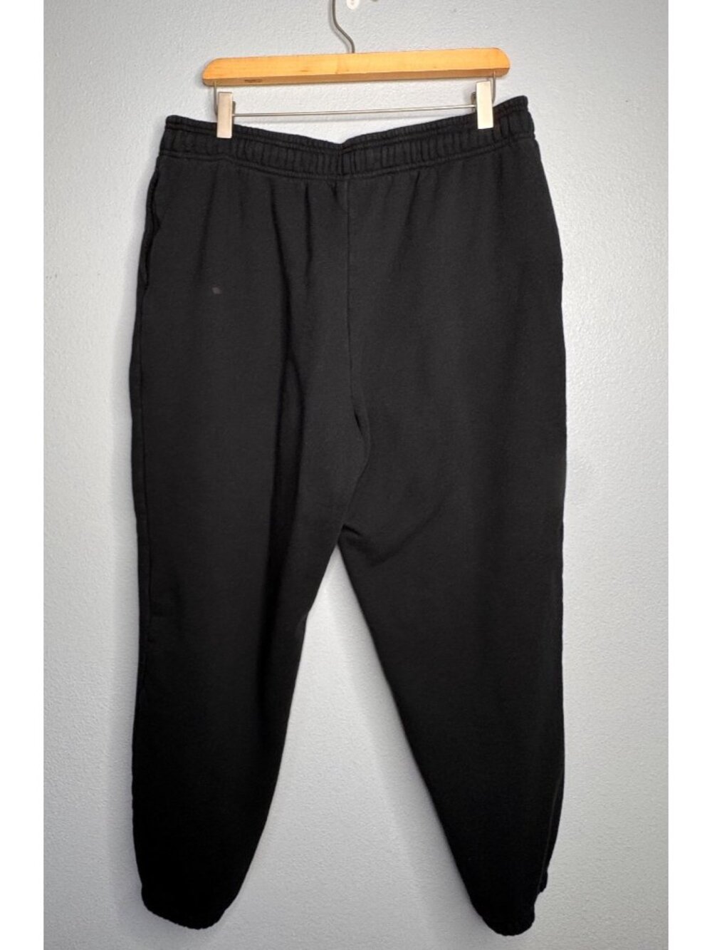 Disney Mickey Mouse Black Joggers Sweatpants Embroidered Size XL - Picture 2 of 11